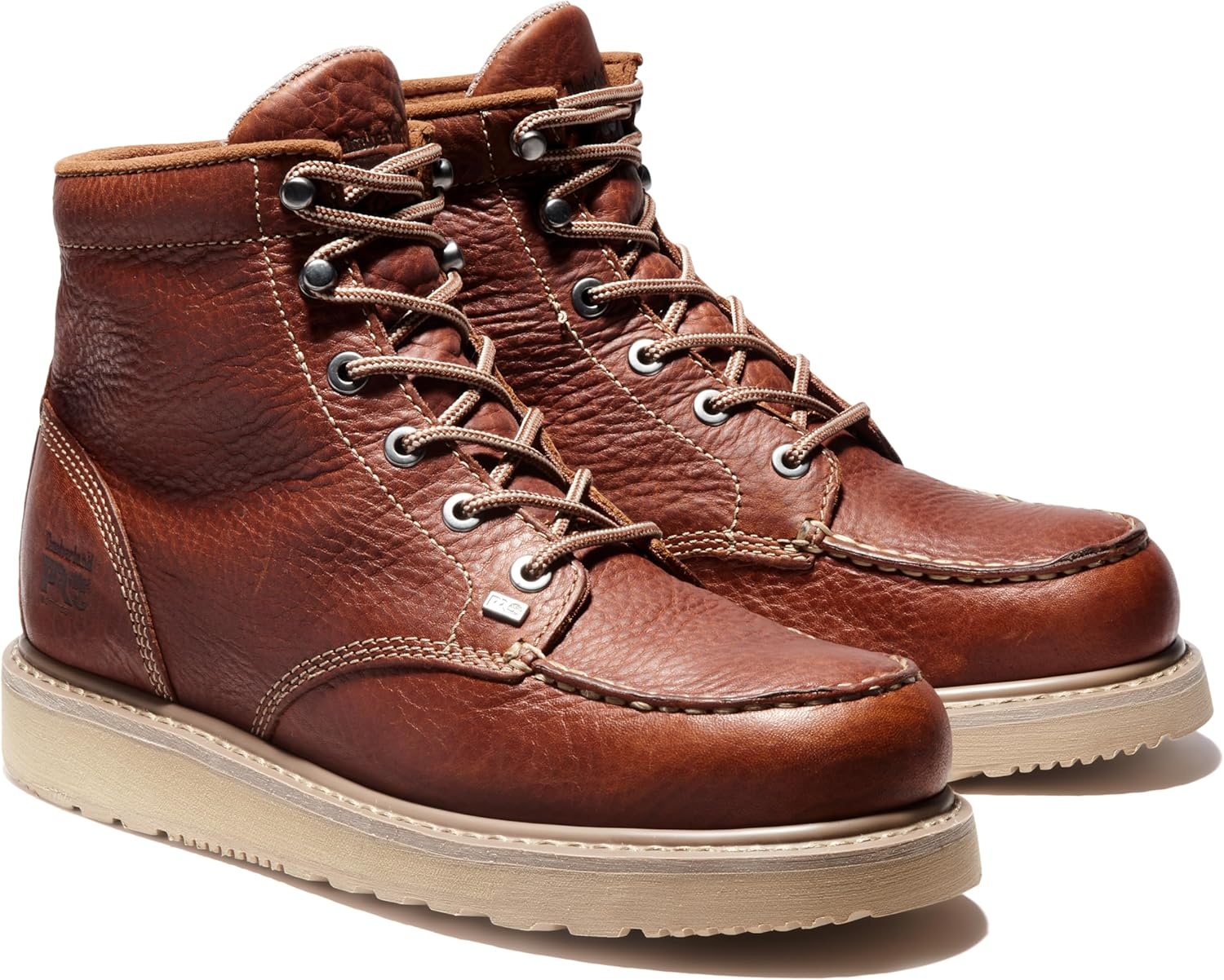Timberland PRO Men’s Barstow Wedge Soft Toe Work Boots(Brown)