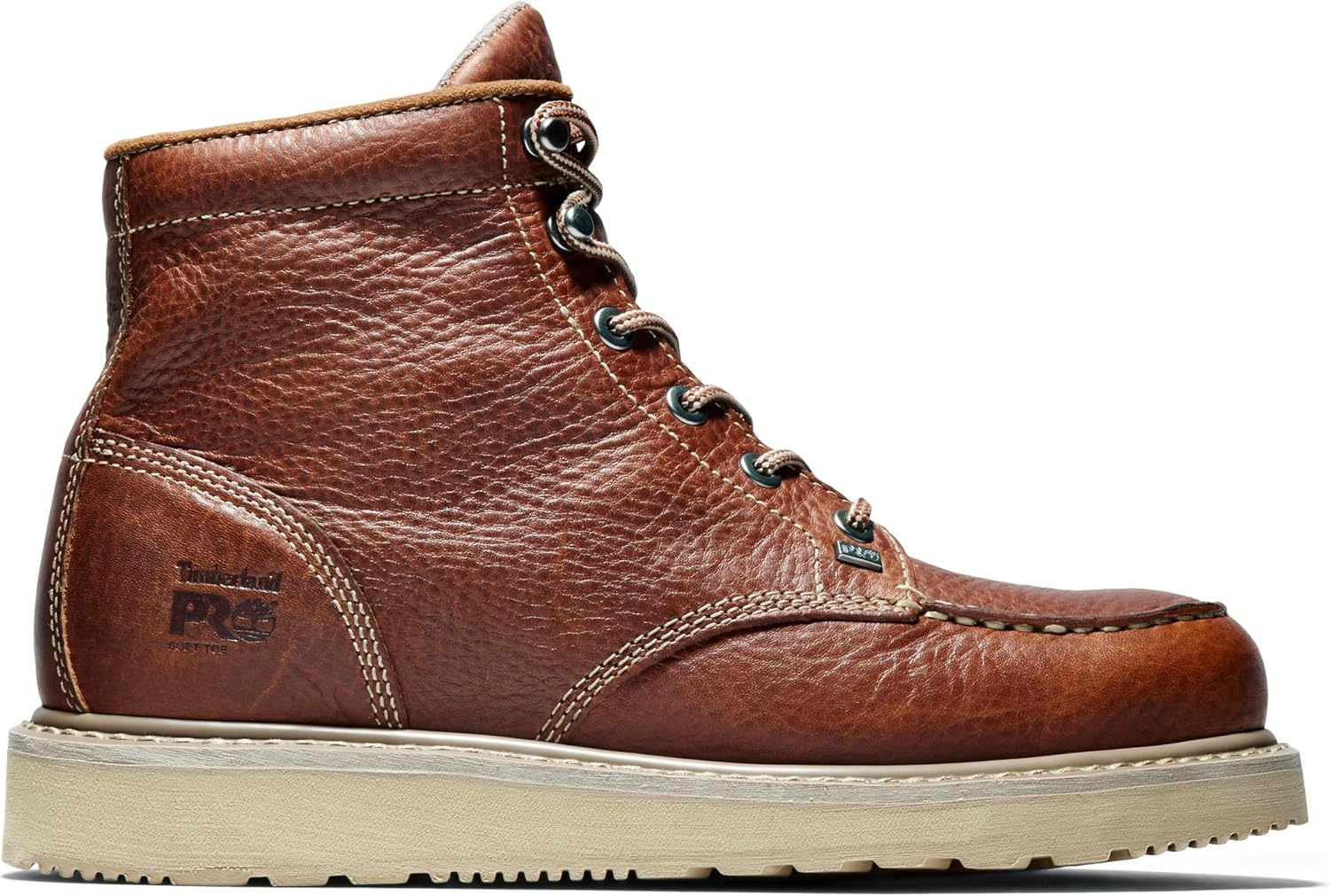 Timberland PRO Men’s Barstow Wedge Soft Toe Work Boots(Brown)