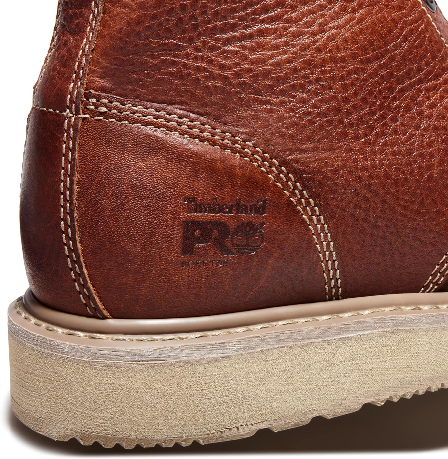 Timberland PRO Men’s Barstow Wedge Soft Toe Work Boots(Brown)