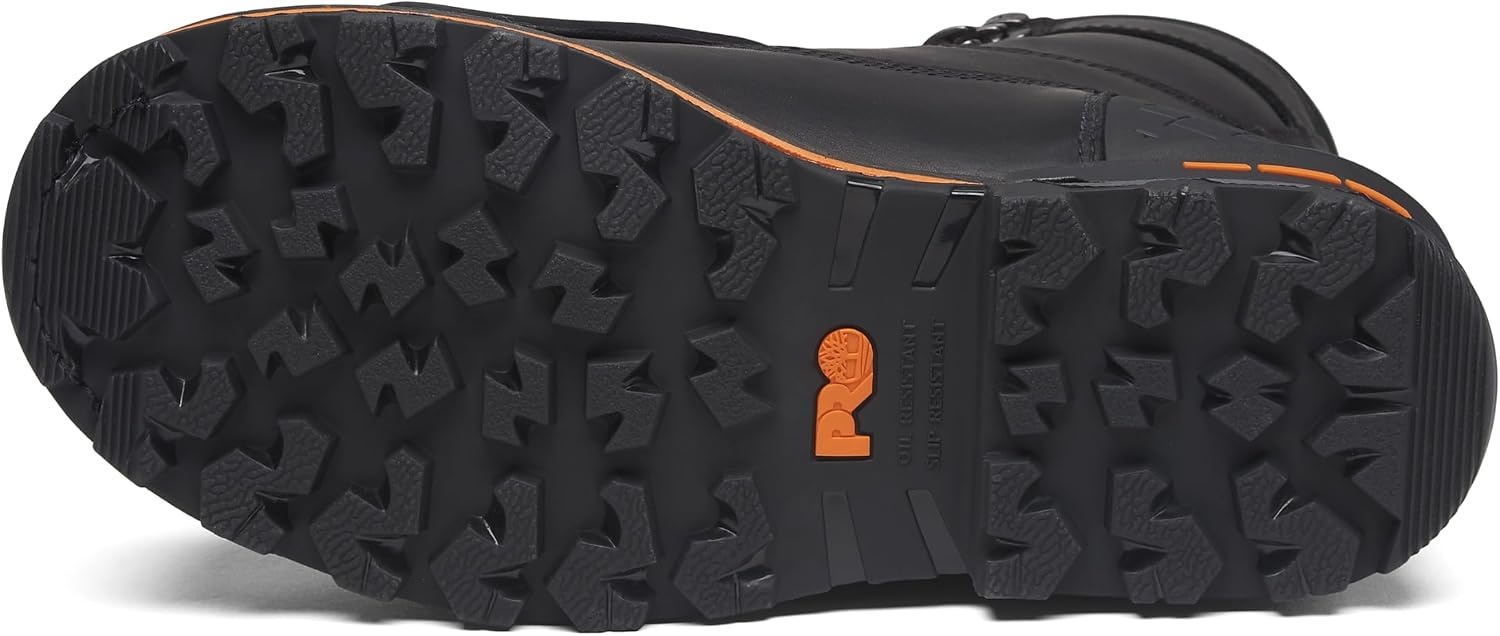 Timberland PRO Boondock 8 Inch Composite Safety Toe Puncture Resistant External MetGuard(Black V1)