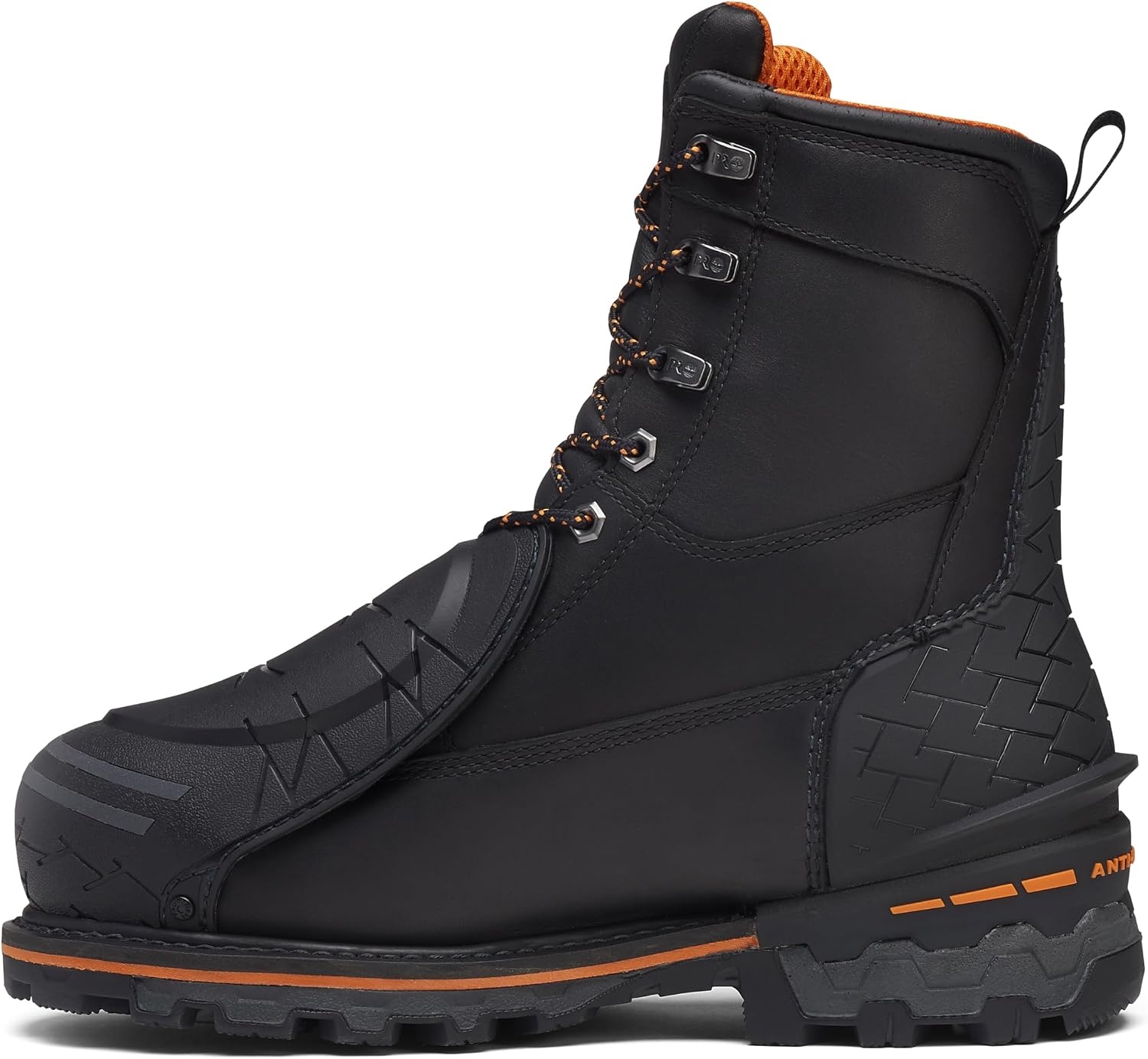 Timberland PRO Boondock 8 Inch Composite Safety Toe Puncture Resistant External MetGuard(Black V1)