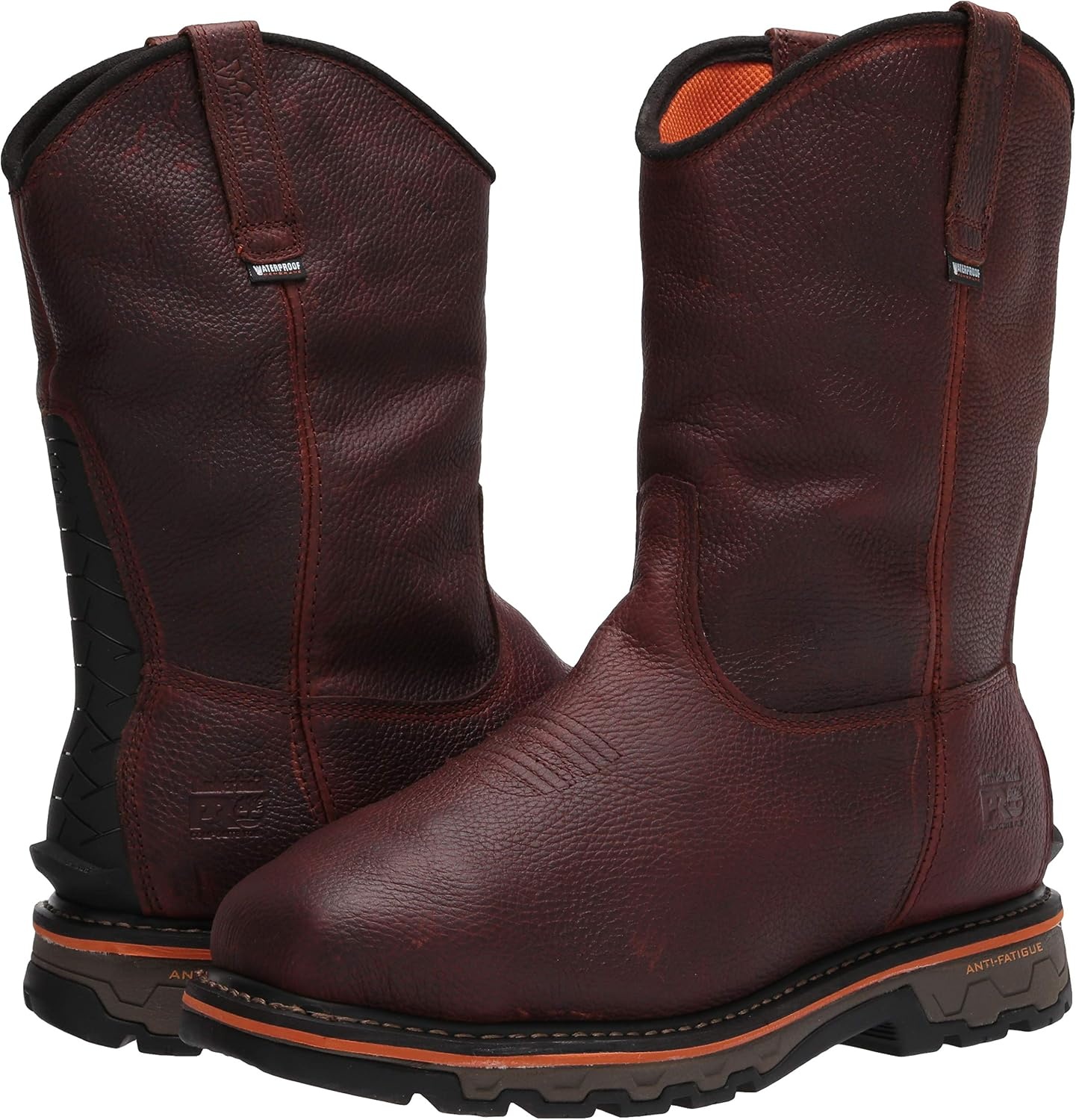 Timberland PRO True Grit Pull-On Composite Safety Toe Waterproof(Brown Autumn Backtrack V1)
