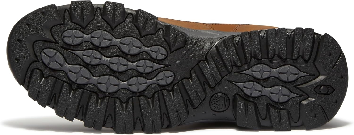 Timberland PRO Men’s Keele Ridge Steel Safety Toe Waterproof Industrial Hiker Work Boot(Brown/Black V1)