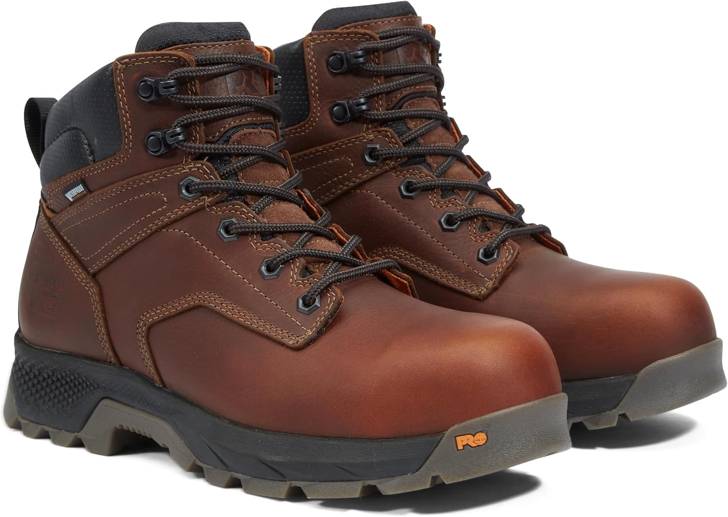 Timberland PRO Men’s Titan Ev 6 Inch Composite Safety Toe Waterproof(Teak Trailblazer Brown-2024 New)