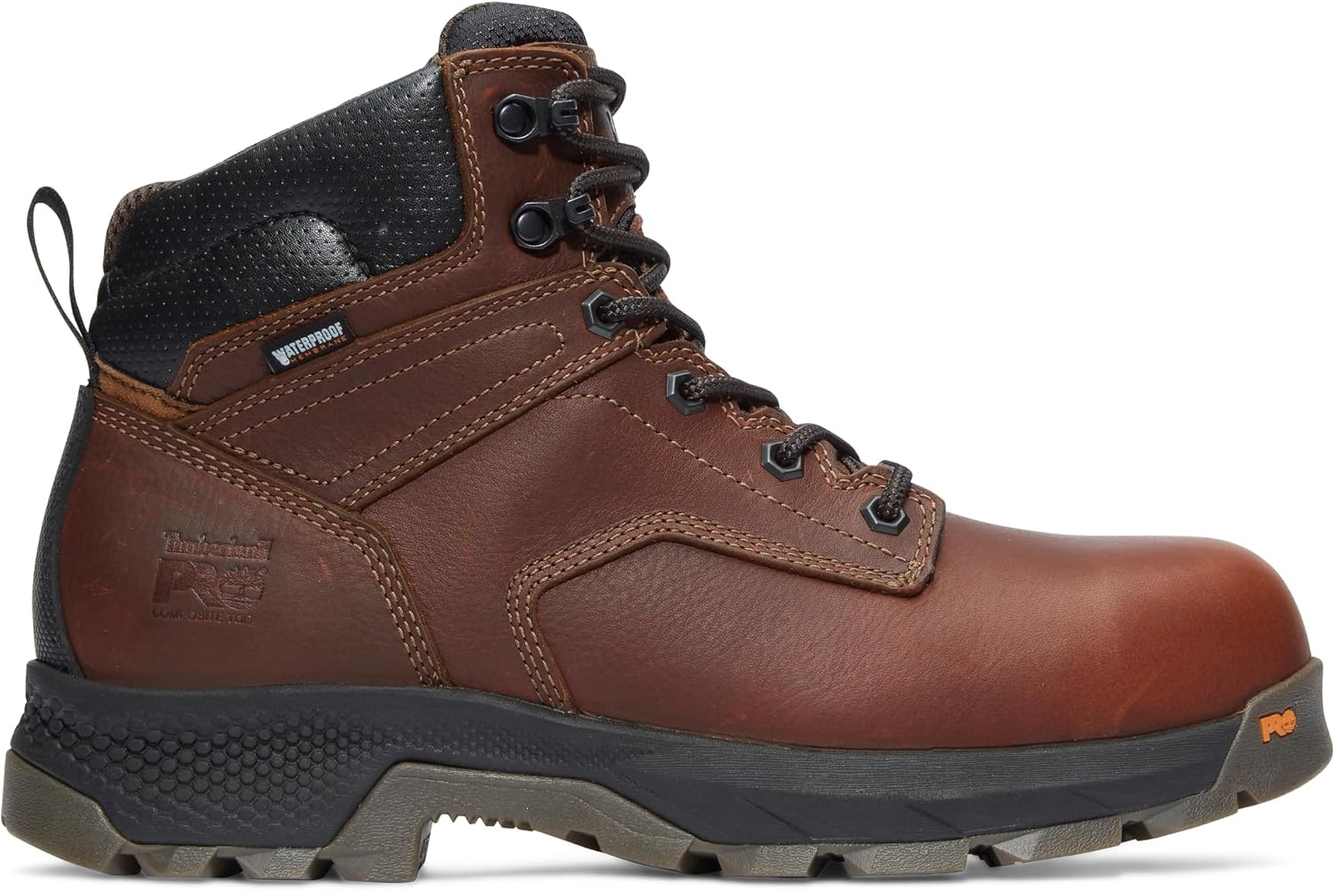 Timberland PRO Men’s Titan Ev 6 Inch Composite Safety Toe Waterproof(Teak Trailblazer Brown-2024 New)