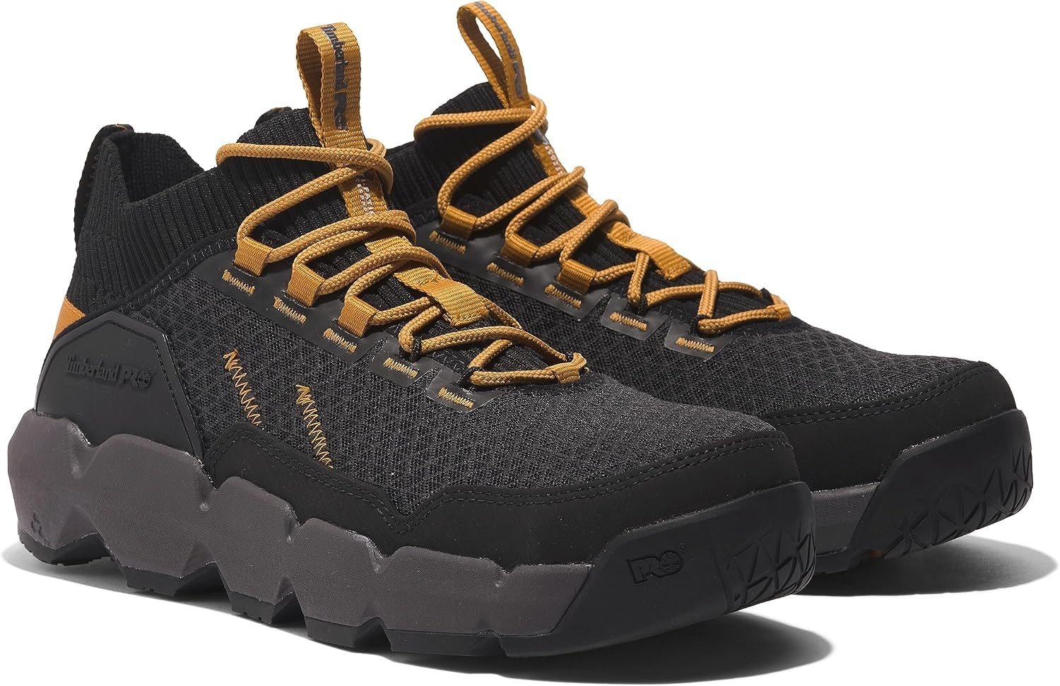 Timberland PRO Men’s Morphix Comp Toe Safety Work Shoes(Black/Wheat)