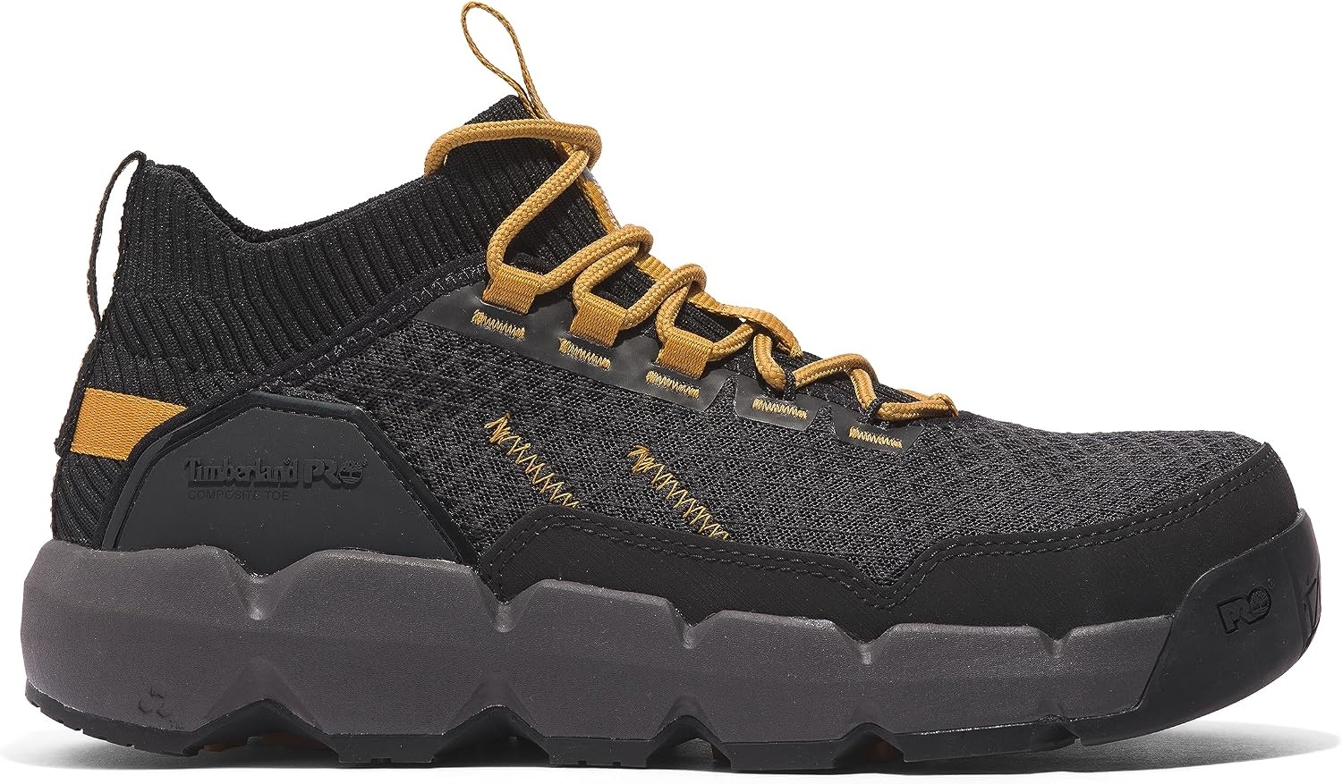 Timberland PRO Men’s Morphix Comp Toe Safety Work Shoes(Black/Wheat)