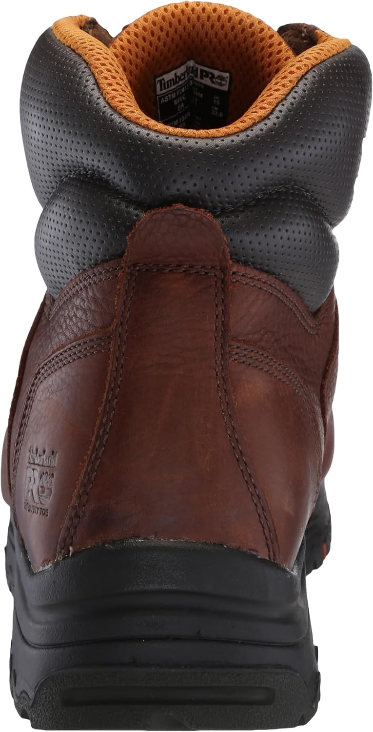Timberland PRO Mens Titan 6 Inch Alloy Safety Toe Industrial Work Boot(Coffee Brown-2024 New)