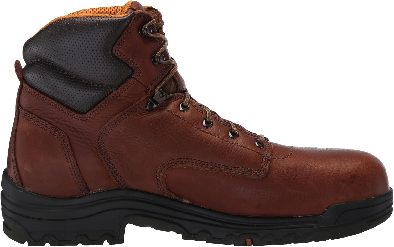 Timberland PRO Mens Titan 6 Inch Alloy Safety Toe Industrial Work Boot(Coffee Brown-2024 New)