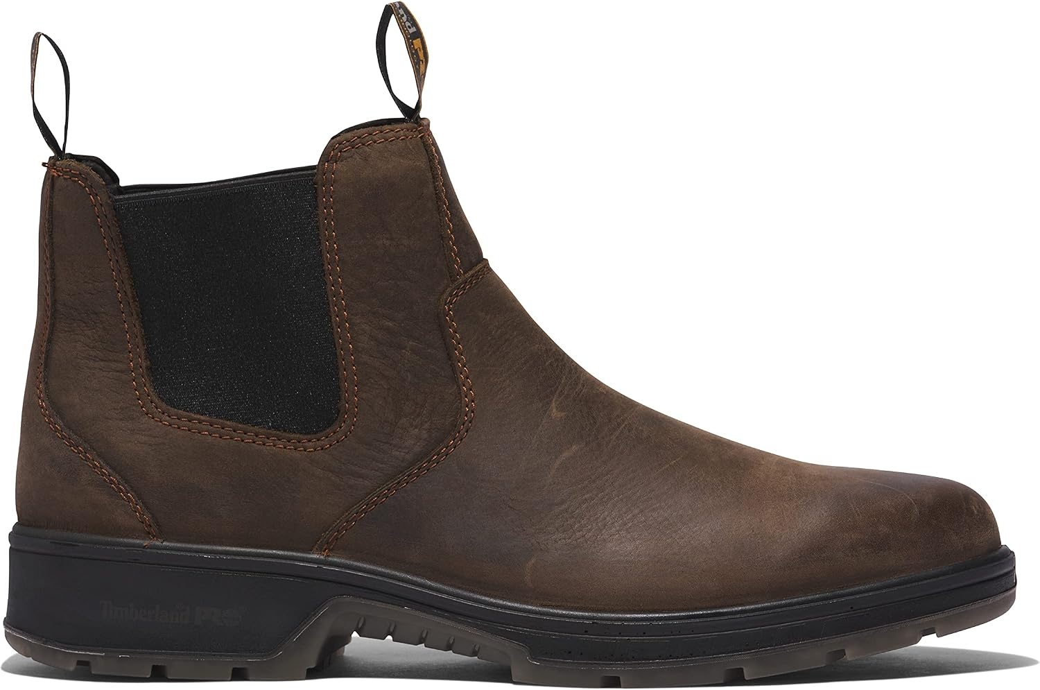 Timberland PRO Men’s Nashoba Slip-on Boots(Stout Brown)