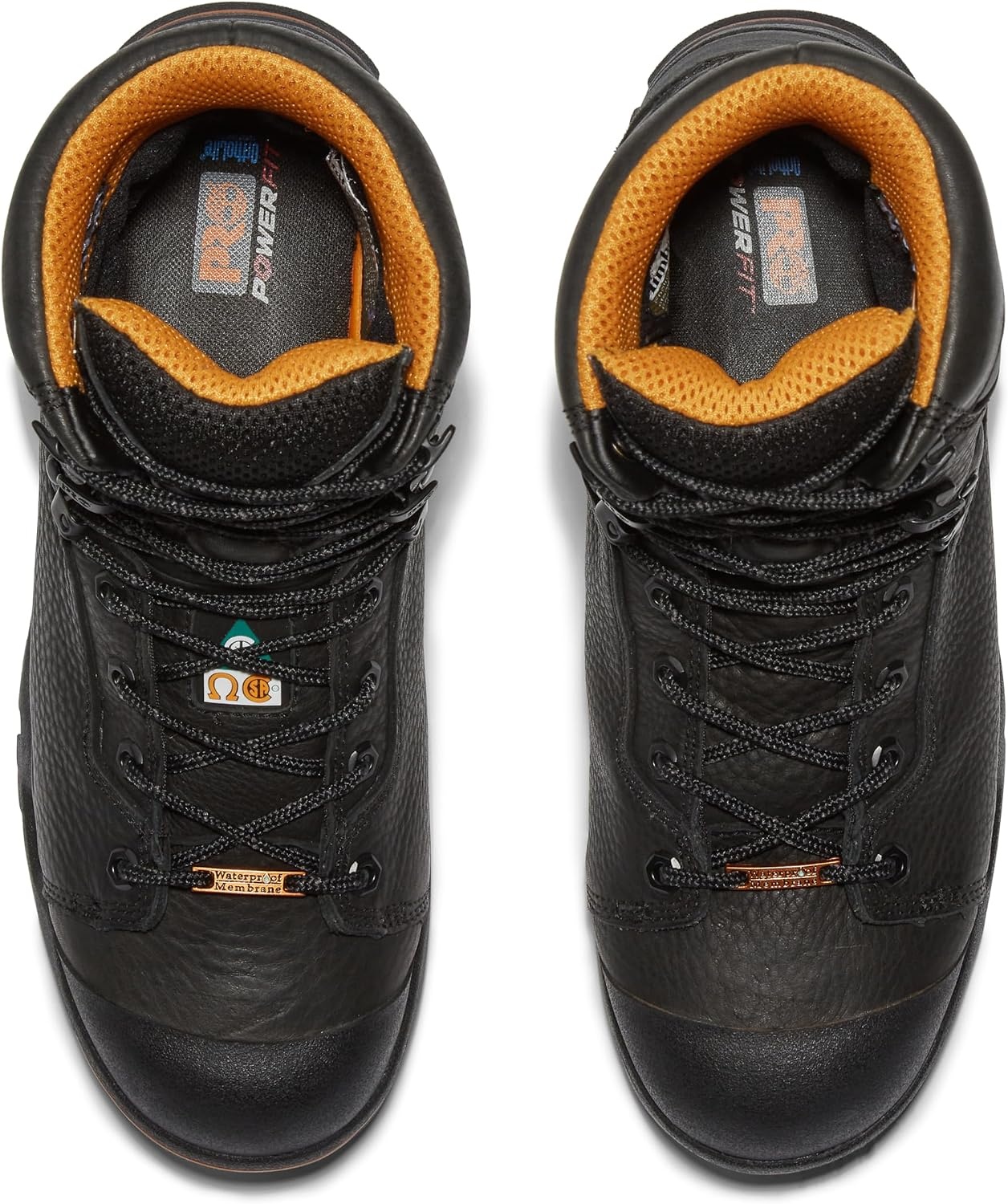 Timberland PRO Men’s Endurance 8 Inch Steel Safety Toe Waterproof Work Boots(Black)