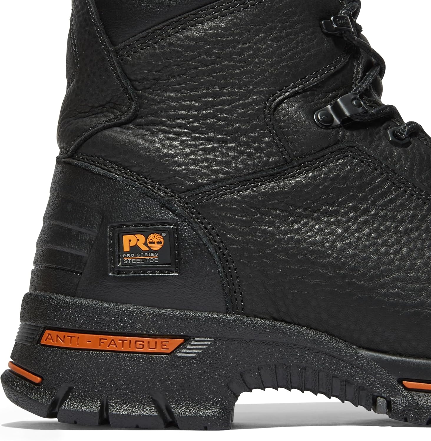 Timberland PRO Men’s Endurance 8 Inch Steel Safety Toe Waterproof Work Boots(Black)