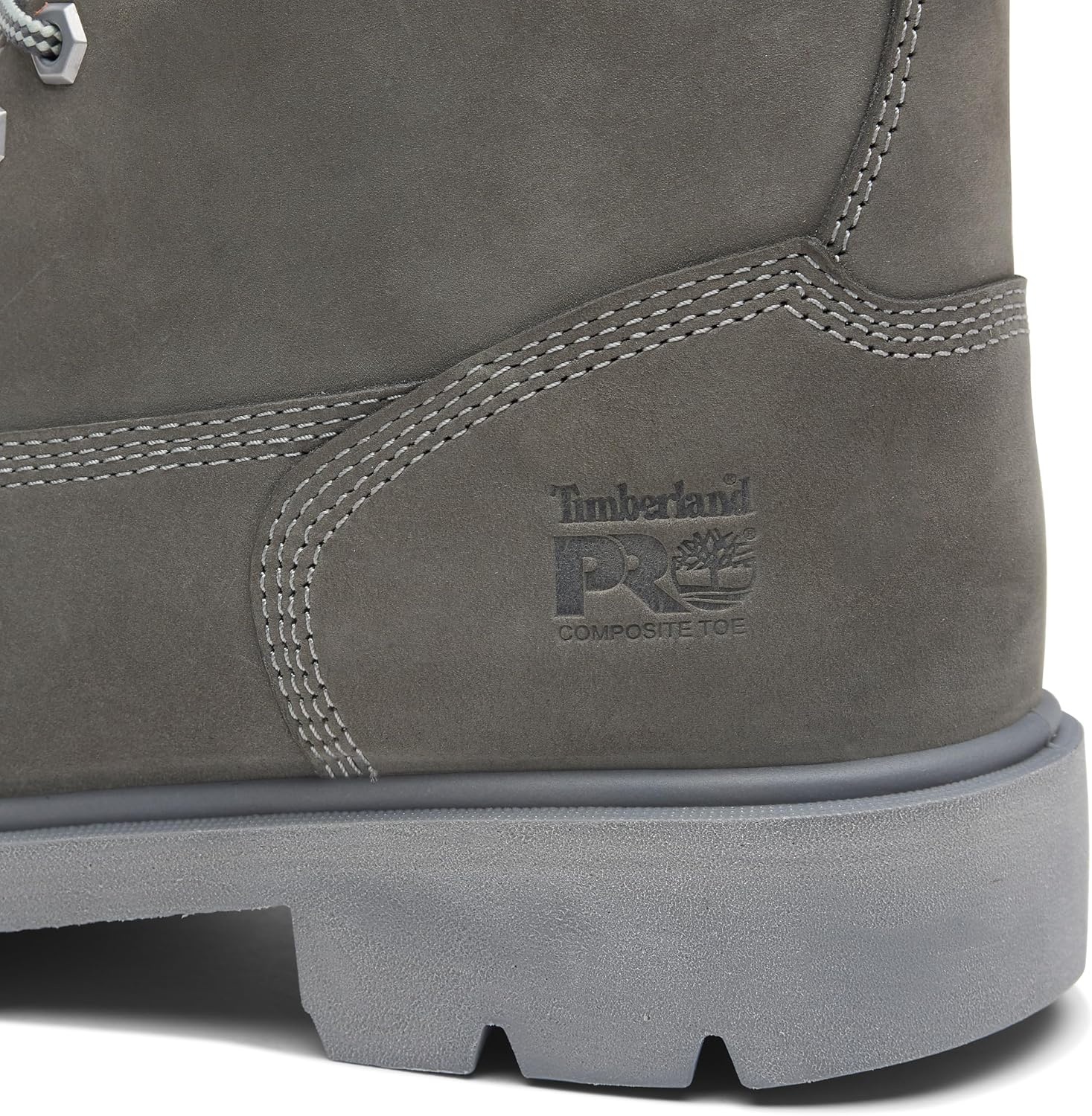 Timberland PRO Sawhorse 6″ Composite Safety Toe Industrial Work Boot(Castlerock Grey)
