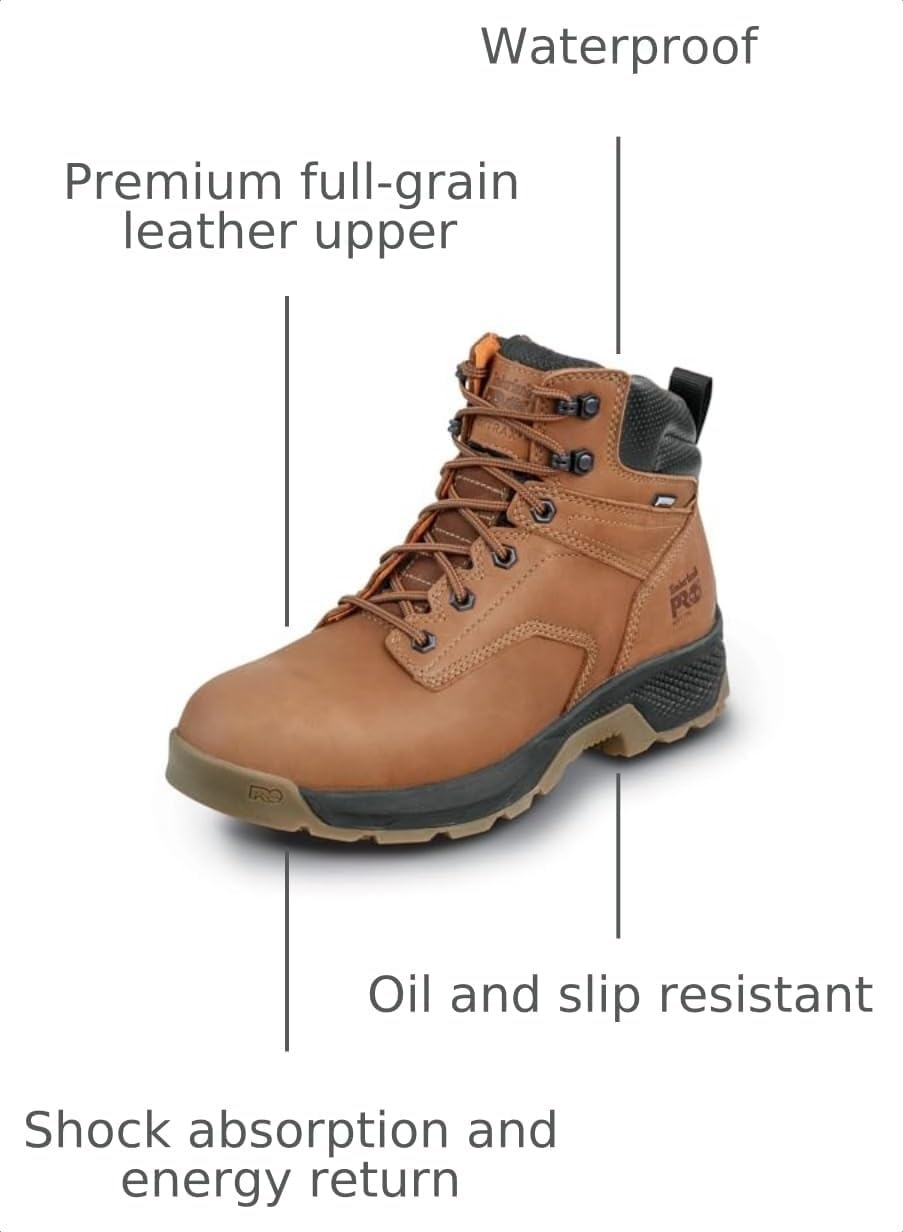 Timberland PRO Mens TiTAN EV MaxTRAX Soft Toe WP Boot(Potting Soil)