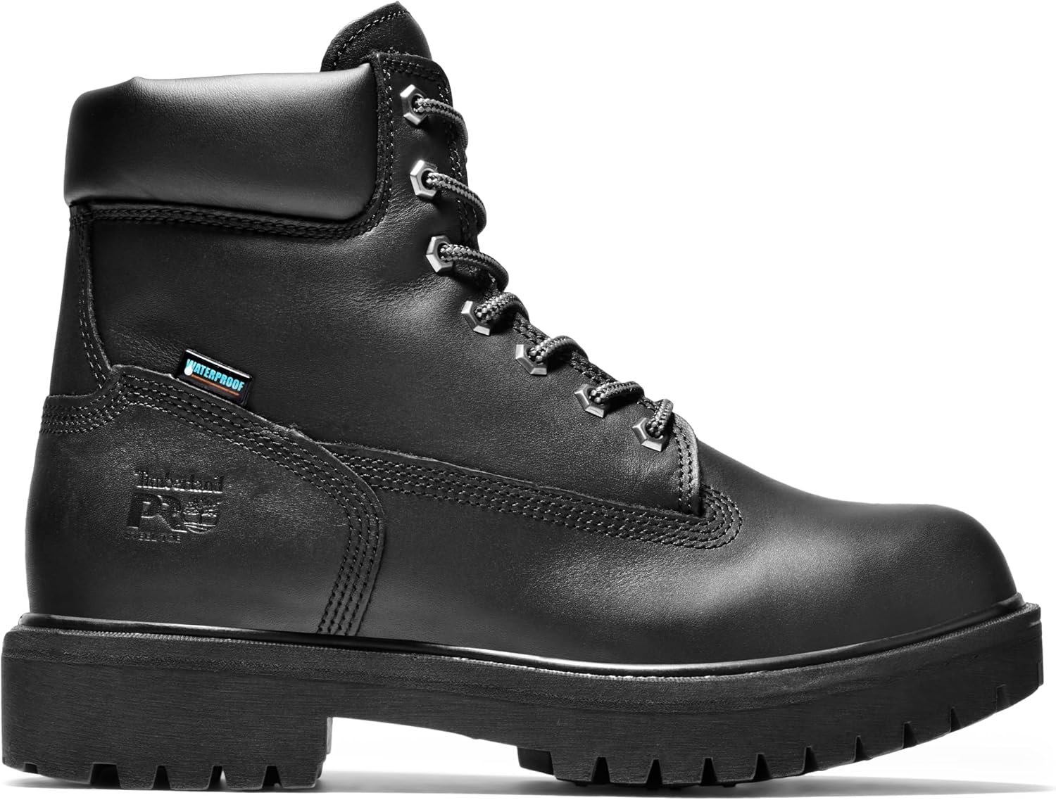 Timberland PRO Men’s Direct Attach 6 Inch Steel Safety Toe Insulated Waterproof Industrial Work Boot(Black)