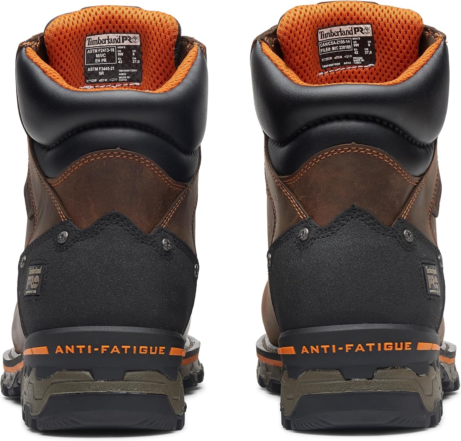 Timberland PRO Men’s Boondock BOA 6 Inch Composite Safety Toe Waterproof Puncture Resistant Industrial Work Boot, Mocha Brown, 11.5M