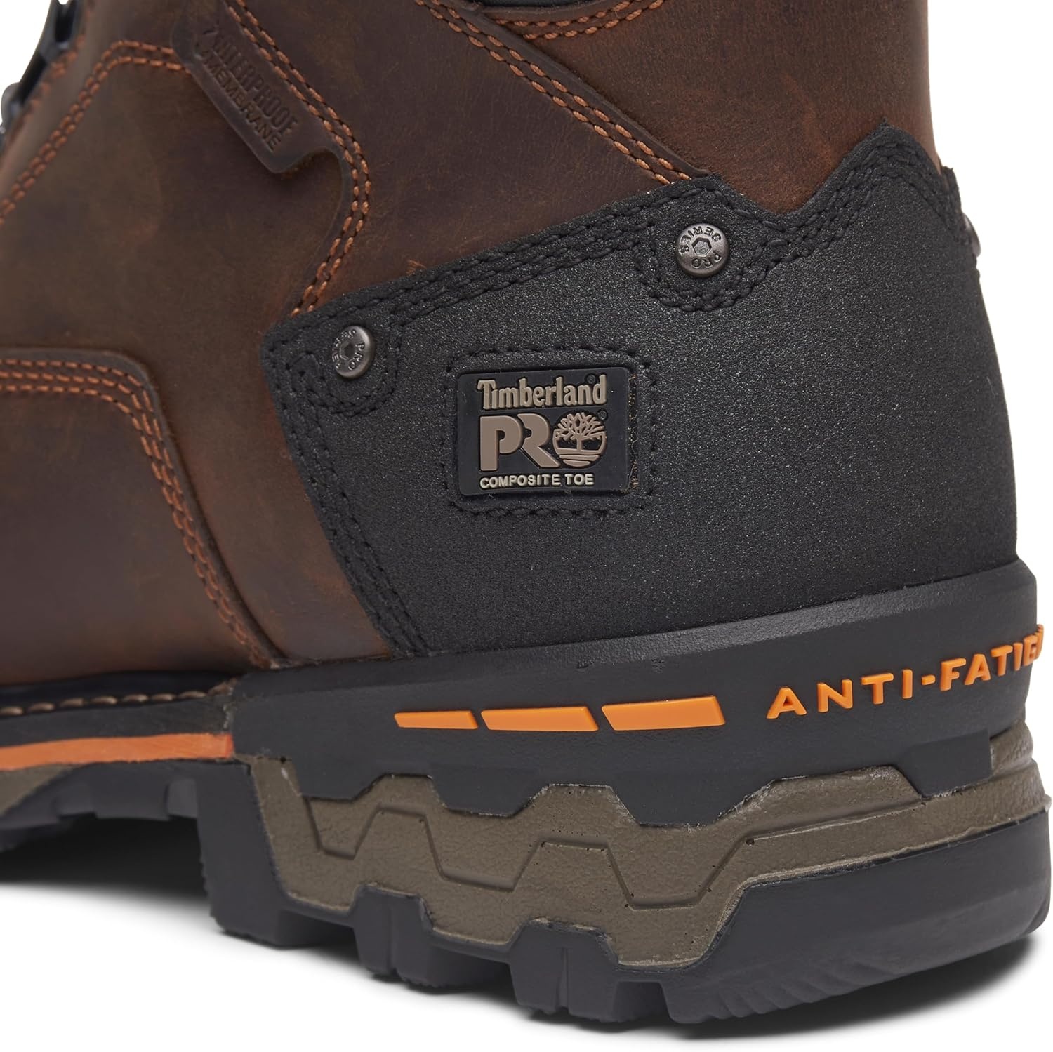 Timberland PRO Men’s Boondock BOA 6 Inch Composite Safety Toe Waterproof Puncture Resistant Industrial Work Boot, Mocha Brown, 11.5M