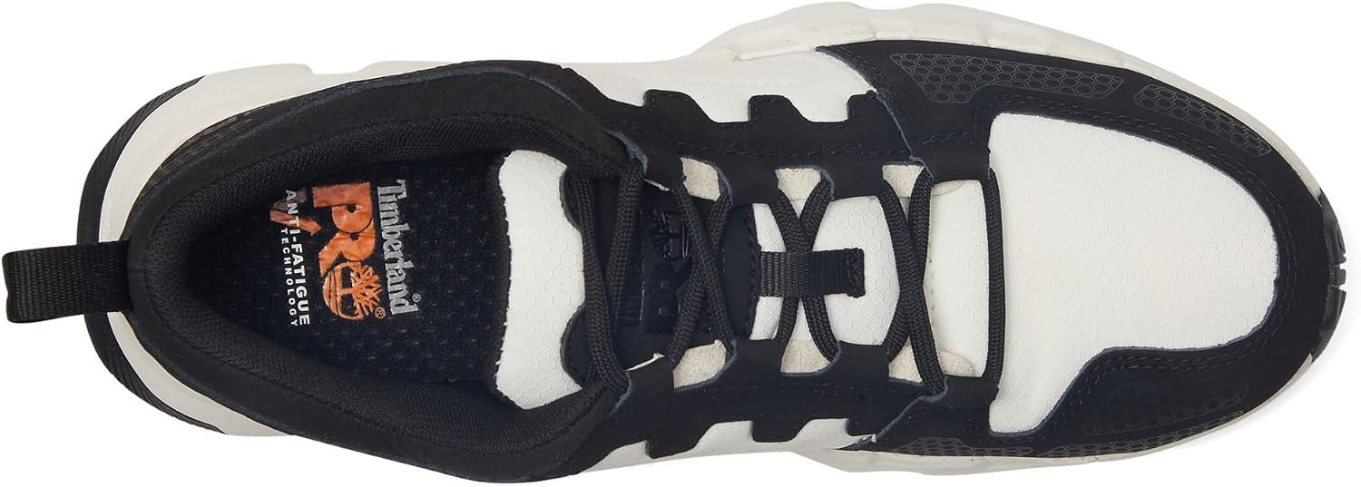 Timberland PRO Men’s Powertrain EV Composite Safety Toe Work Shoes(Black/White)