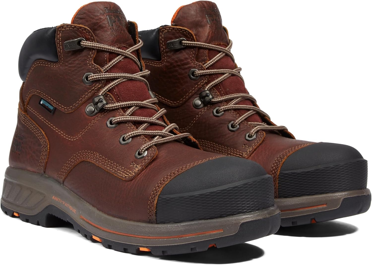 Timberland PRO mens Helix Hd 6″ Composite Safety Toe WaterproofIndustrial & Construction Shoe(Tempest Brown-2024 New)