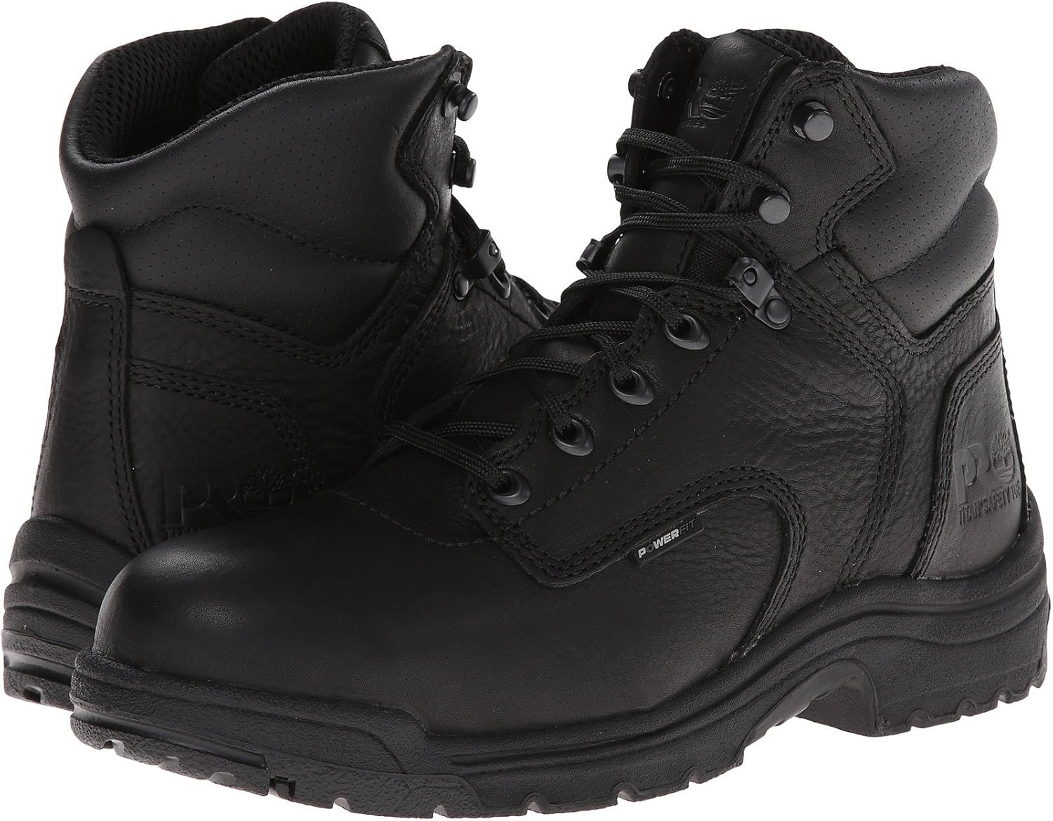 Timberland PRO Mens Titan 6 Inch Alloy Safety Toe Industrial Work Boot(Black V1)
