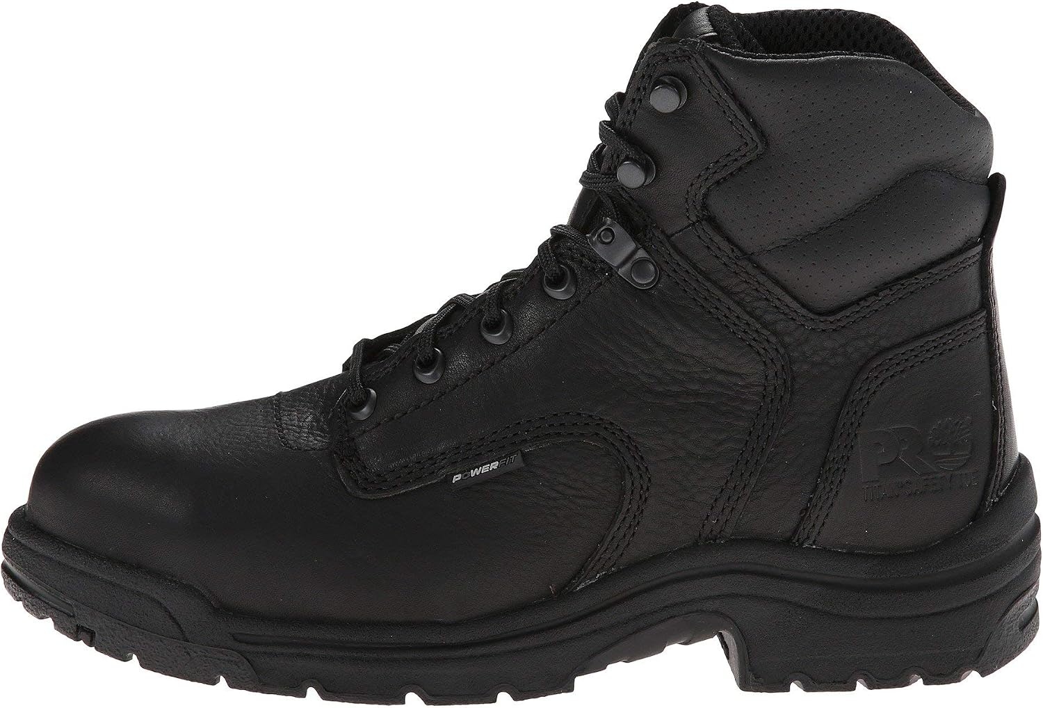 Timberland PRO Mens Titan 6 Inch Alloy Safety Toe Industrial Work Boot(Black V1)