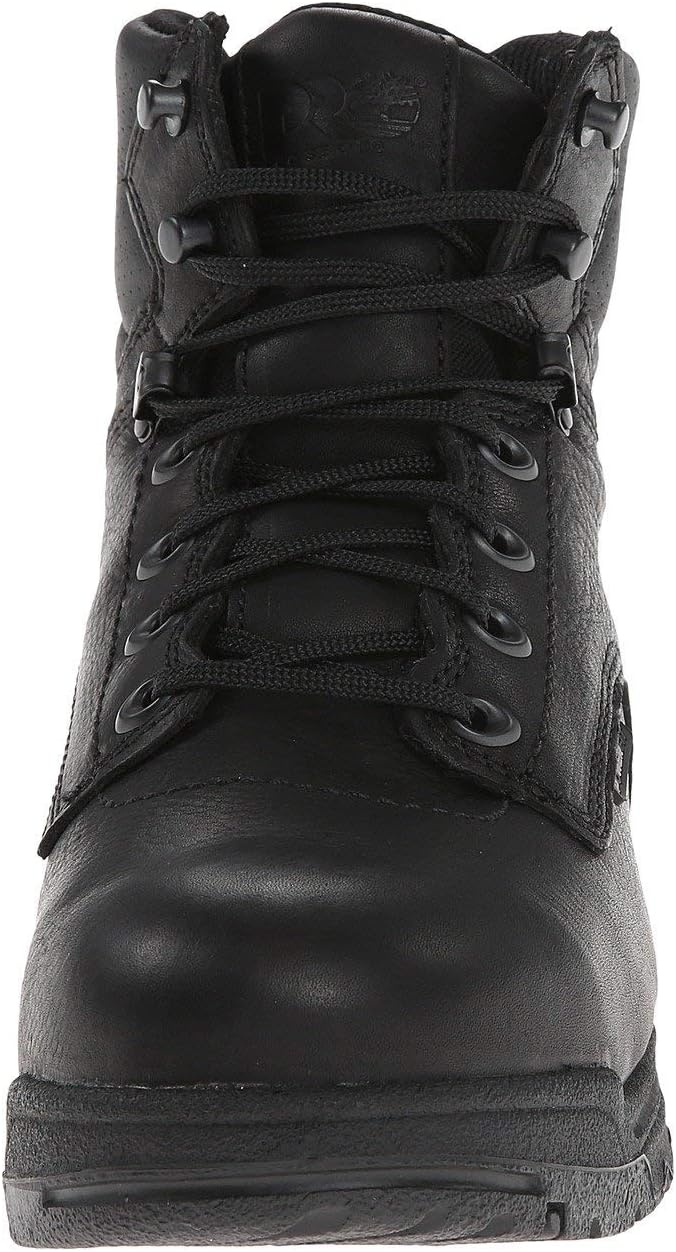 Timberland PRO Mens Titan 6 Inch Alloy Safety Toe Industrial Work Boot(Black V1)