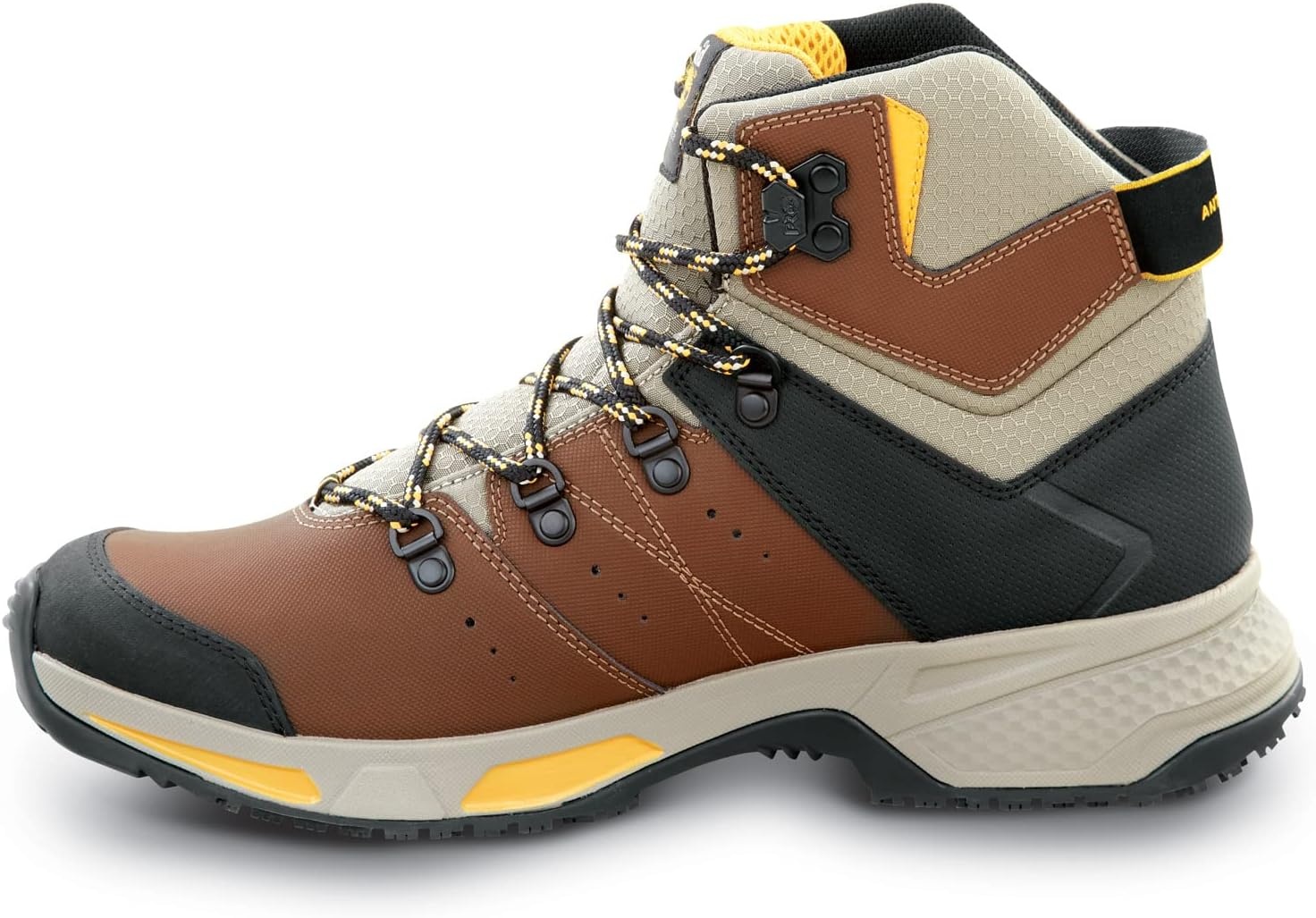 Timberland PRO Men’s Switchback MaxTRAX Waterproof Hiking Boots(Brown)