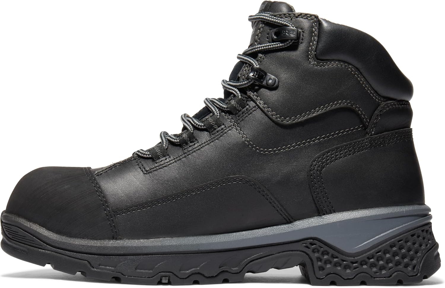 Timberland PRO mens Bosshog 6″ Composite Safety Toe Puncture Resistant Waterproof Industrial Work Boot(Black)