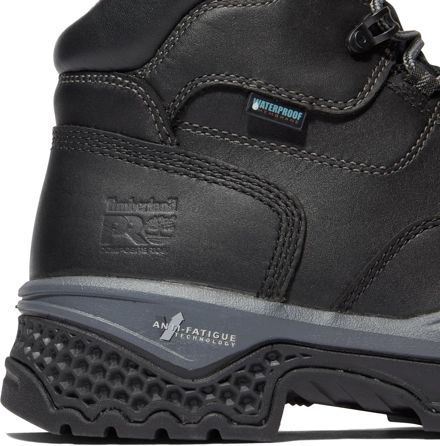 Timberland PRO mens Bosshog 6″ Composite Safety Toe Puncture Resistant Waterproof Industrial Work Boot(Black)