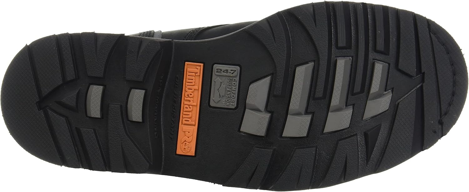 Timberland PRO Men’s Pit Boss 6 Inch Steel Safety Toe Industrial Work Boot(Black)
