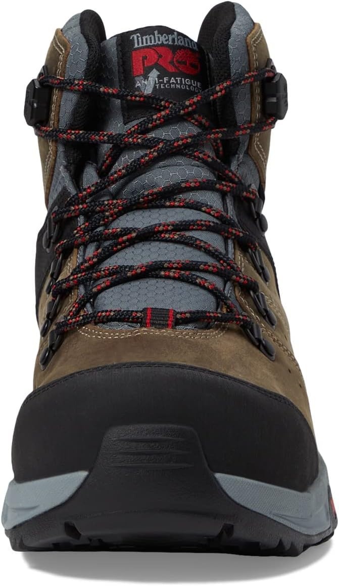Timberland PRO Switchback 6″ Composite Safety Toe Puncture Resistant Waterproof(Turkish Coffee/Red V1)