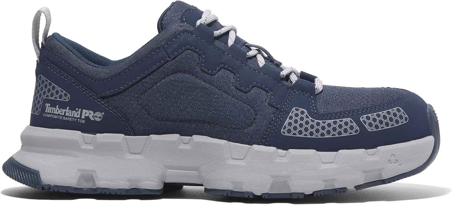 Timberland PRO Mens Powertrain Ev Composite Safety Toe(Navy/Grey V1)