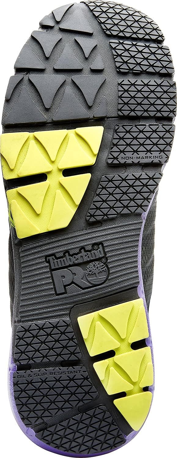 Timberland PRO Womens Radius Composite Toe SRO Athletic(Black/Hi-viz/Purple)