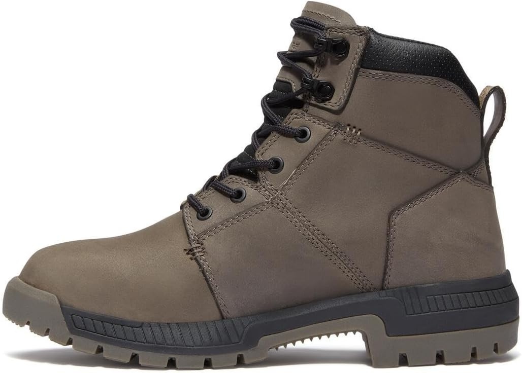 Timberland PRO Men’s Montauk 6 Inch Soft-toe Waterproof Industrial Work Boot(Medium Grey V1)