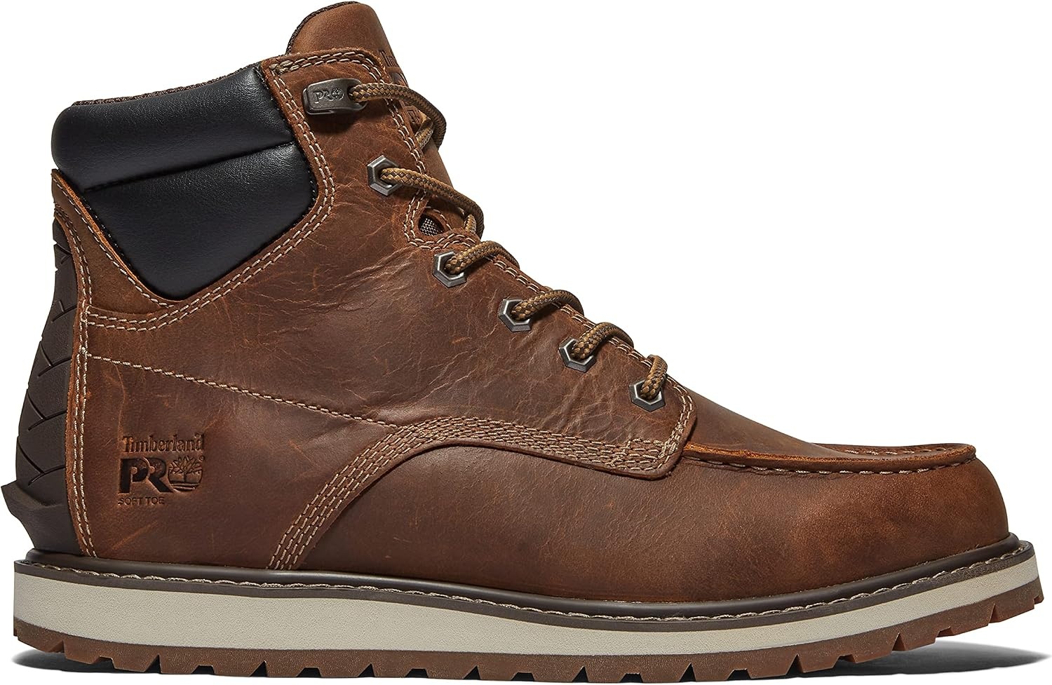 Timberland PRO mens Irvine Wedge 6 Inch Soft Toe(Cathay Spice Brown)