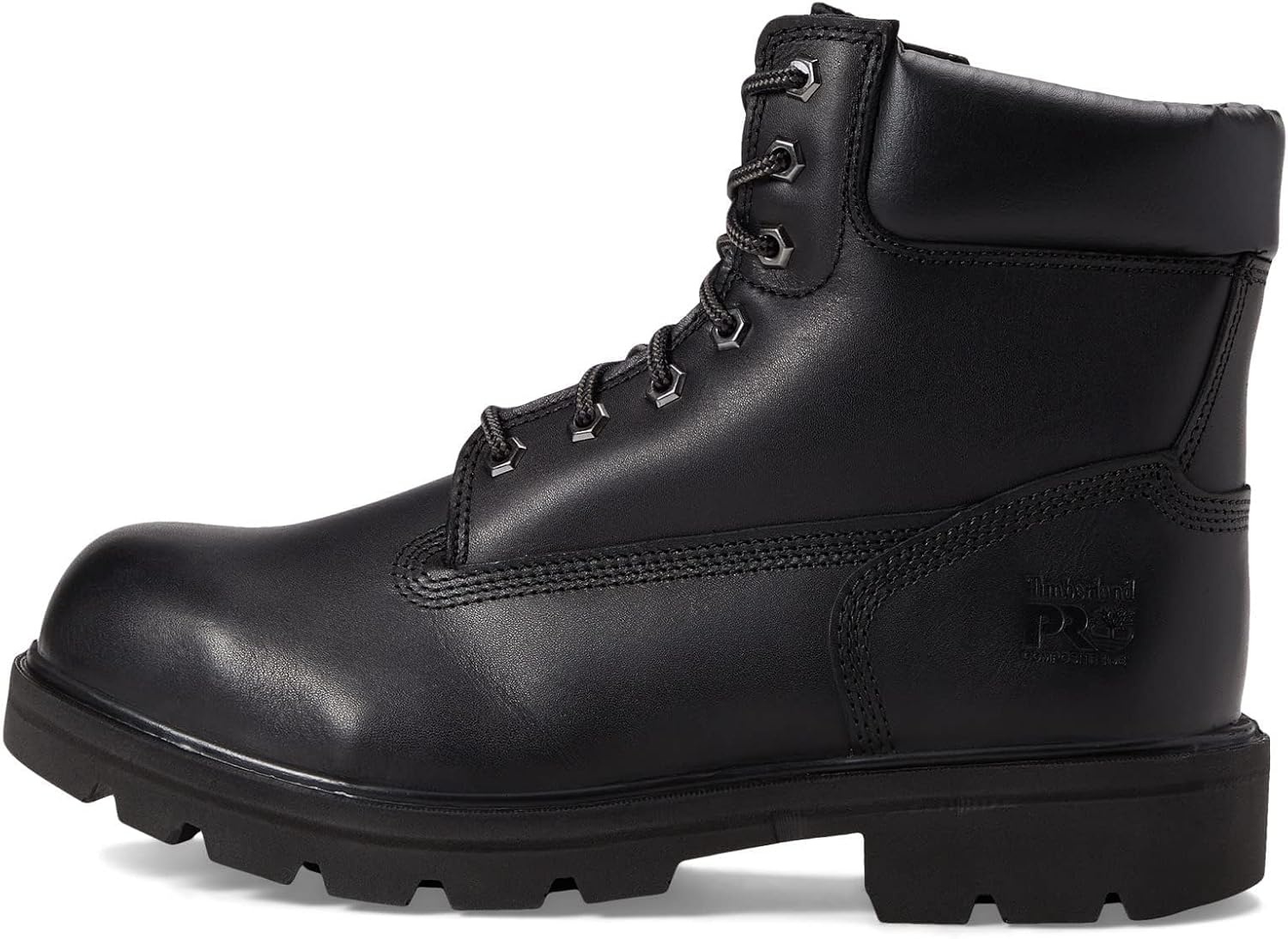 Timberland PRO unisex-adult mens Sawhorse 6″ Composite Safety Toe(Black)