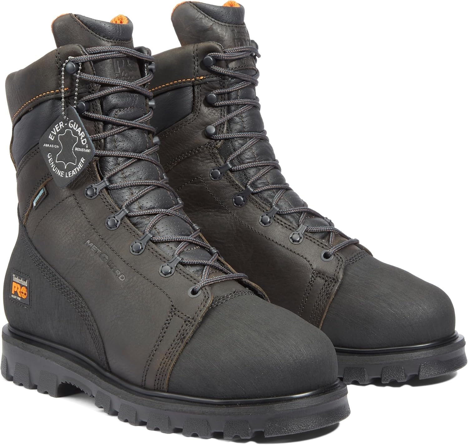 Timberland PRO Men’s Rigmaster 8 Inch WP Met Work Boot(Brown/Black-2024 New)