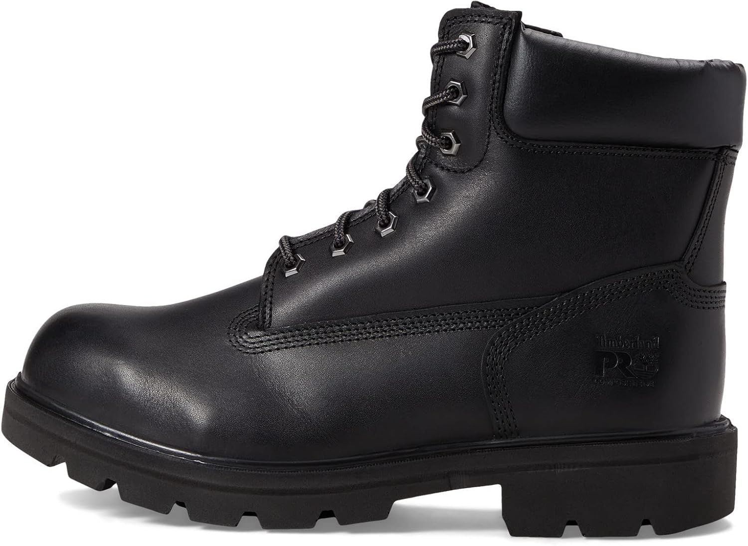 Timberland PRO Sawhorse 6″ Composite Safety Toe Industrial Work Boot(Black)