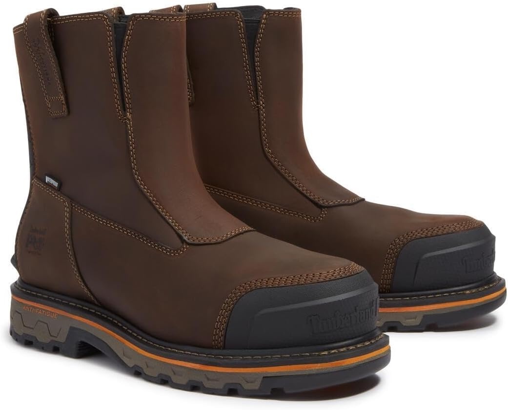 Timberland PRO True Grit Chelsea Composite Safety Toe Waterproof(Dark Brown V1)