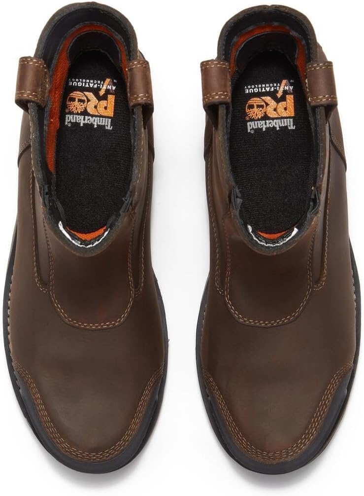 Timberland PRO True Grit Chelsea Composite Safety Toe Waterproof(Dark Brown V1)