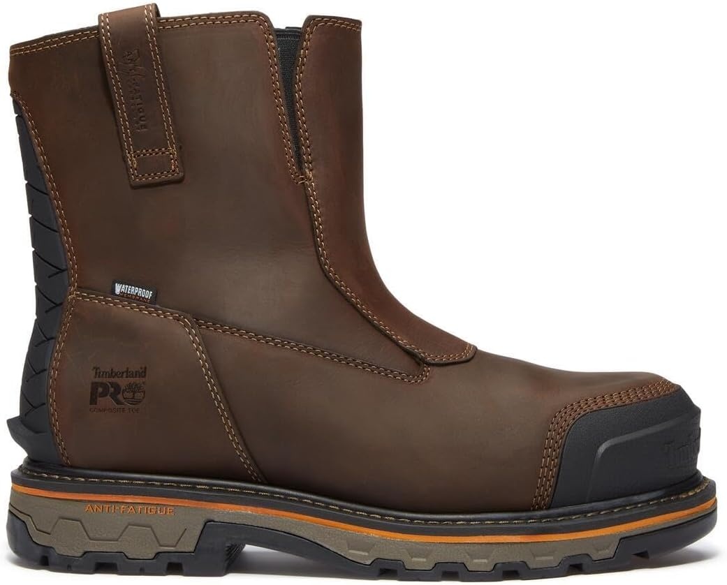 Timberland PRO True Grit Chelsea Composite Safety Toe Waterproof(Dark Brown V1)