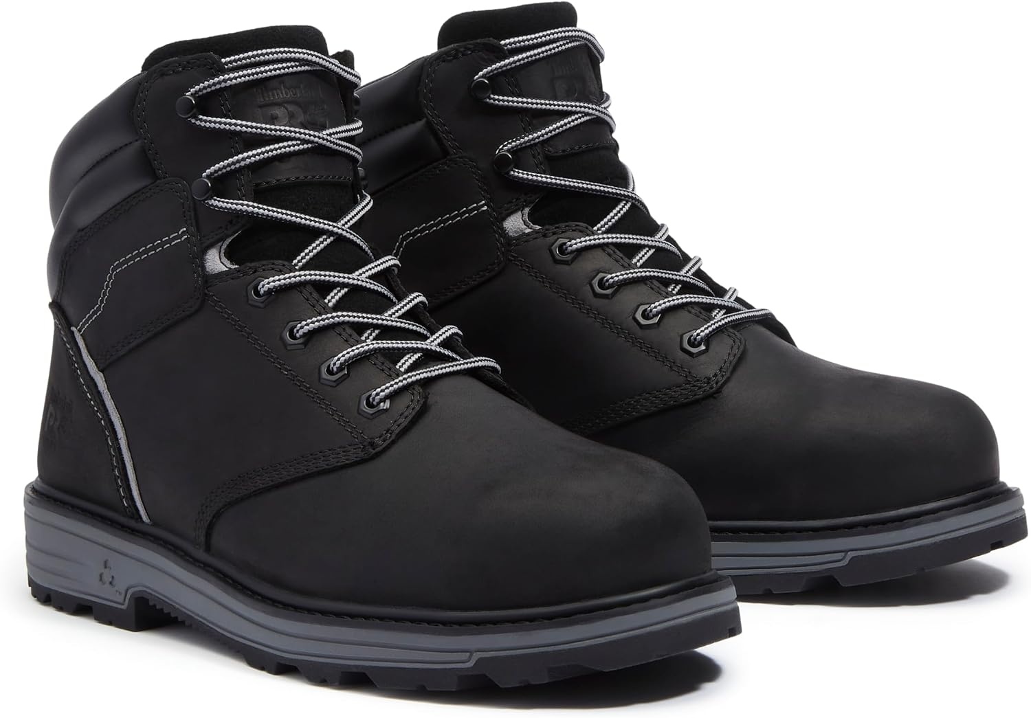 Timberland PRO Titan Tasker 6 Inch Alloy Safety Toe Industrial Work Boots(Black Full Grain)
