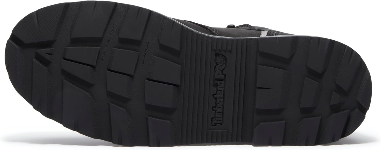 Timberland PRO Titan Tasker 6 Inch Alloy Safety Toe Industrial Work Boots(Black Full Grain)