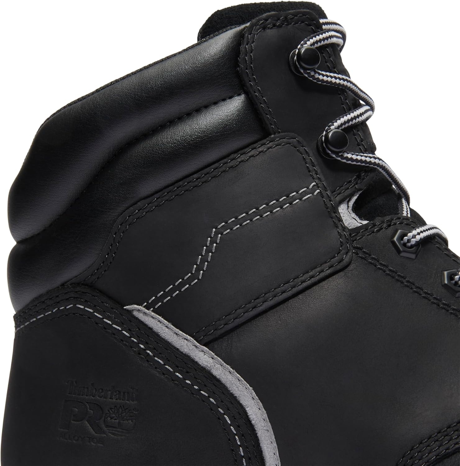 Timberland PRO Titan Tasker 6 Inch Alloy Safety Toe Industrial Work Boots(Black Full Grain)
