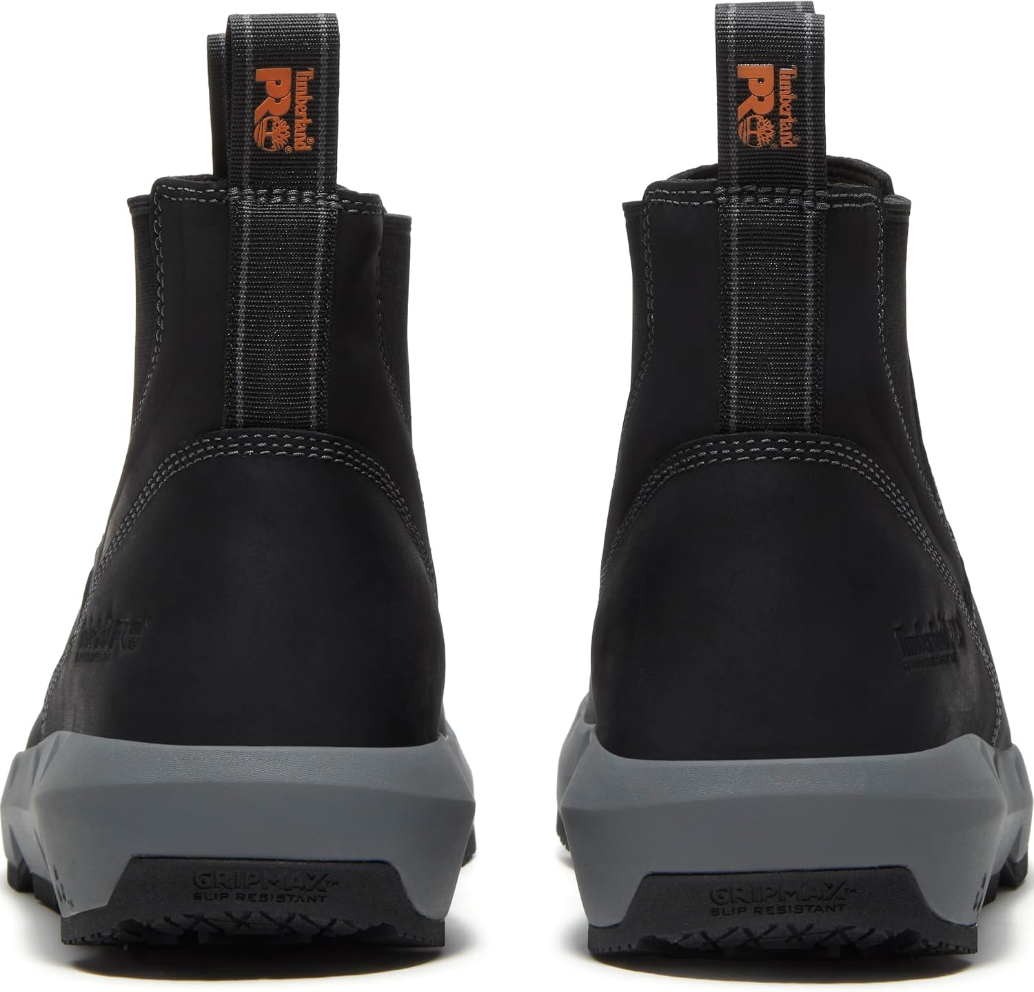 Timberland PRO Men’s Morphix Chelsea Composite Safety Toe Gripmax Slip Resistant Work Boot(Black Leather)