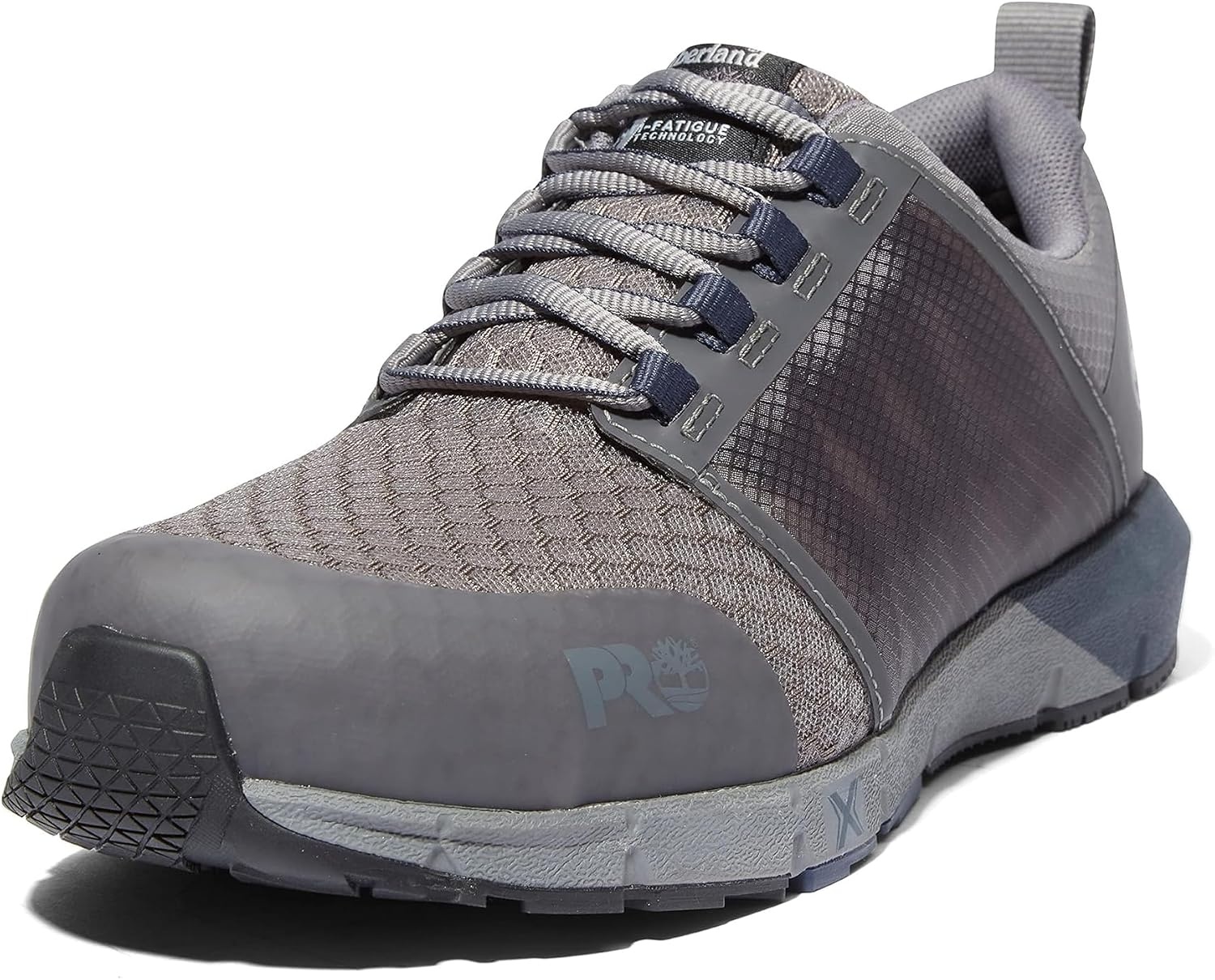 Timberland PRO Men’s Powertrain Sport Alloy-Toe EH Industrial & Construction Shoe(Grey/Navy)