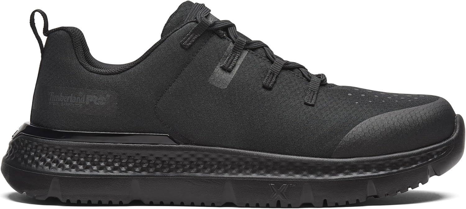 Timberland PRO Men’s Intercept Steel Safety Toe Industrial Athletic Work Shoe(Black)