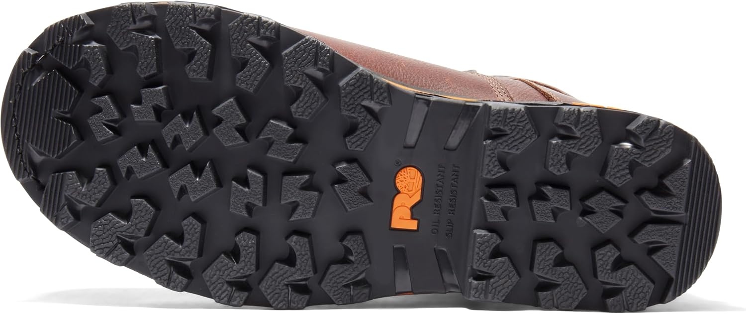 Timberland PRO mens Boondock 8 Inch Composite Safety Toe Insulated Waterproof Industrial Work Boot(Brown)