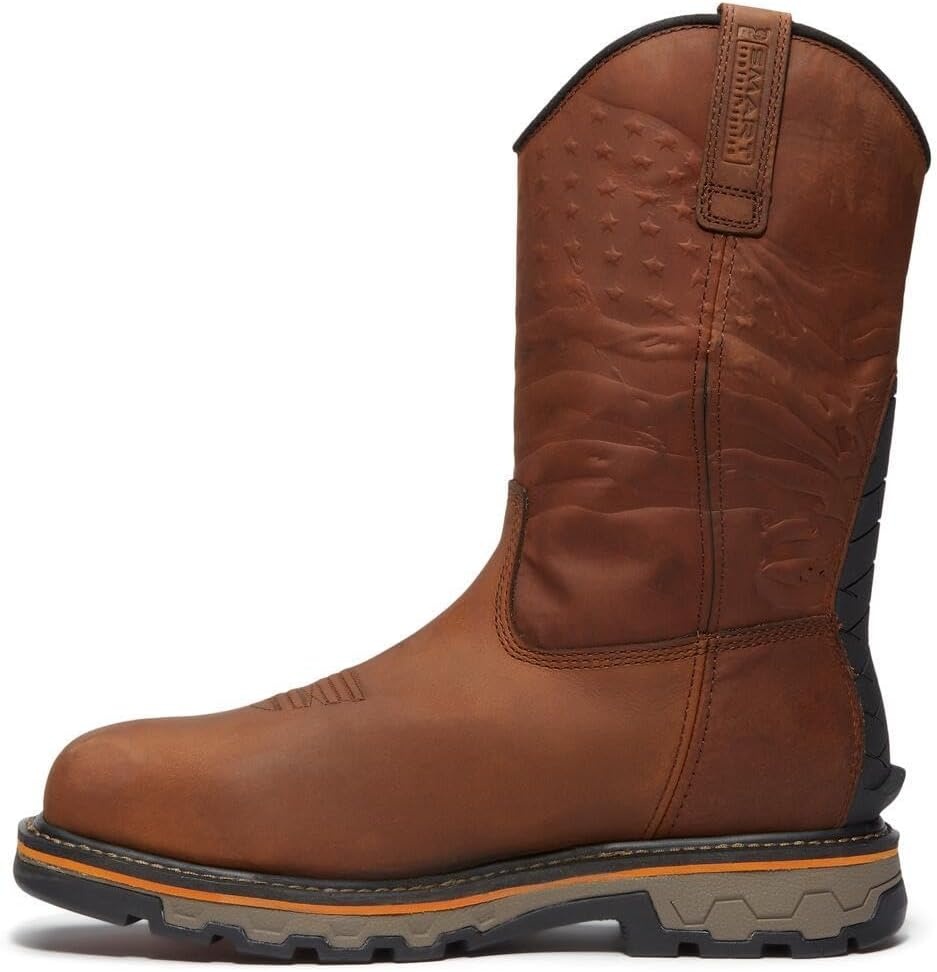 Timberland PRO True Grit Pull-On Composite Safety Toe Waterproof(Medium Brown V1)