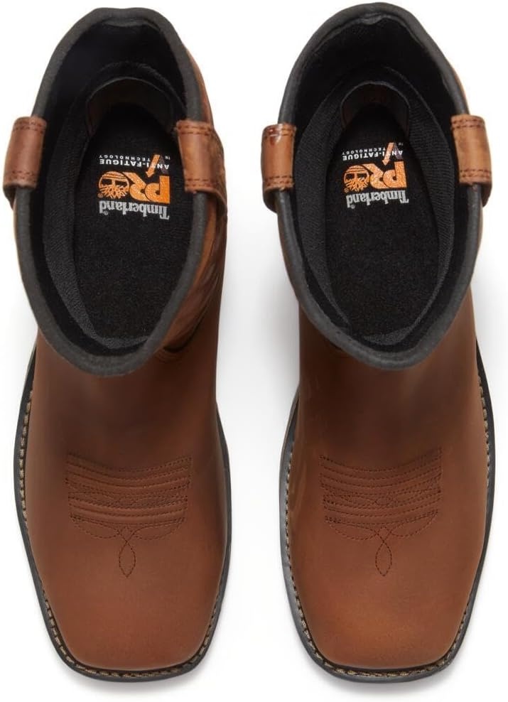 Timberland PRO True Grit Pull-On Composite Safety Toe Waterproof(Medium Brown V1)